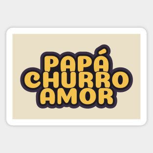 Papa Churro Amor Magnet